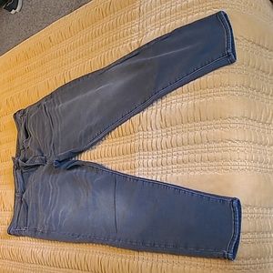 American Eagle high rise gray next level stretch skinny jeans 18W